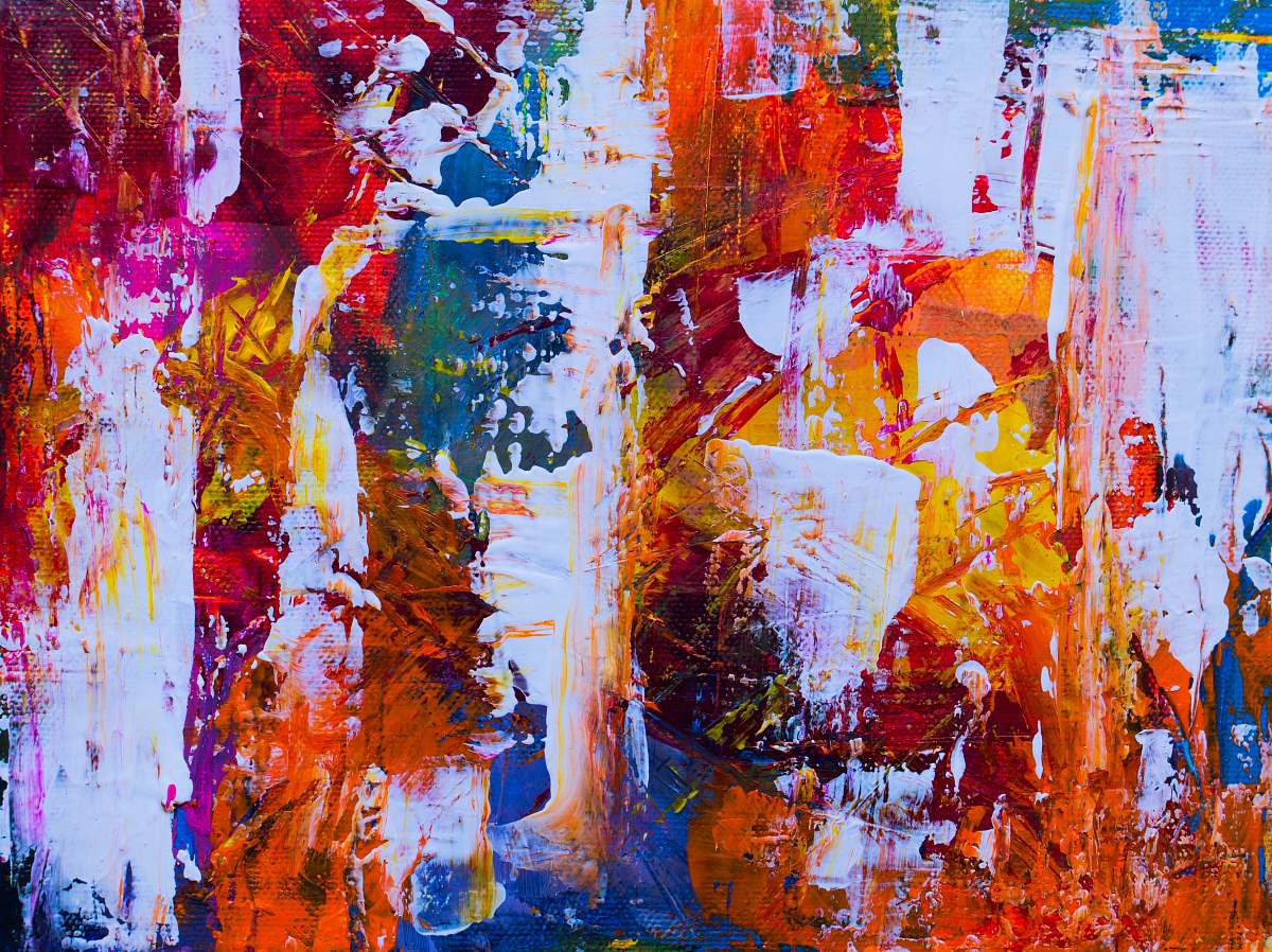 modern art multicolored painting abstract